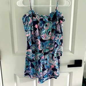 EUC Lilly Pulitzer Girls XL Romper